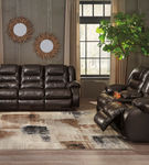 Signature Design by Ashley Vacherie-Chocolate Reclining Sofa and Loveseat- Room View