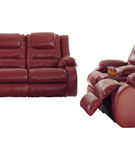 Signature Design by Ashley Vacherie-Salsa Reclining Sofa and Loveseat