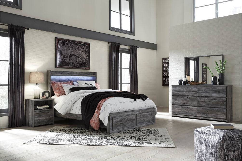 Signature Design by Ashley Baystorm 7-Piece Queen Bedroom Set- Room View