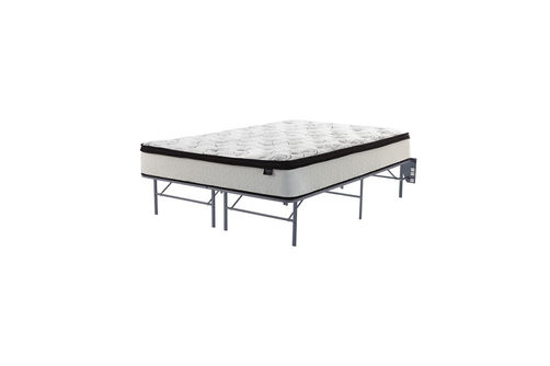 Ashley Queen Premium Platform Bed Frame - Sample View with Mattress