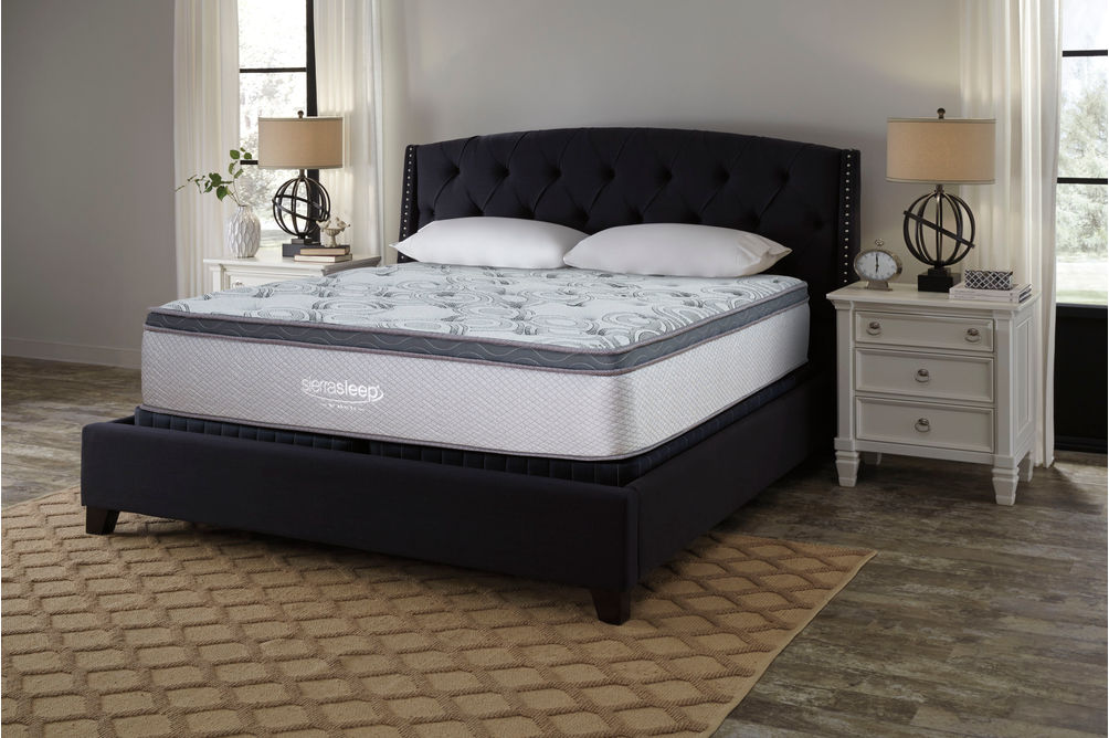 Signature Design by Ashley Augusta Euro Top King Mattress- Room View