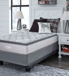 Signature Design by Ashley Augusta Euro Top Twin Mattress- Room View