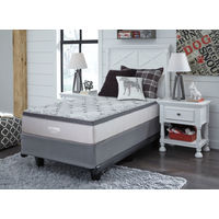 Signature Design by Ashley Augusta Euro Top Twin Mattress- Room View