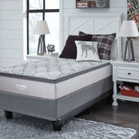 Signature Design by Ashley Augusta Euro Top Twin Mattress- Room View