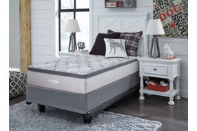 Signature Design by Ashley Augusta Euro Top Twin Mattress- Room View