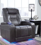 Signature Design by Ashley Composer-Gray Power Recliner- Room View