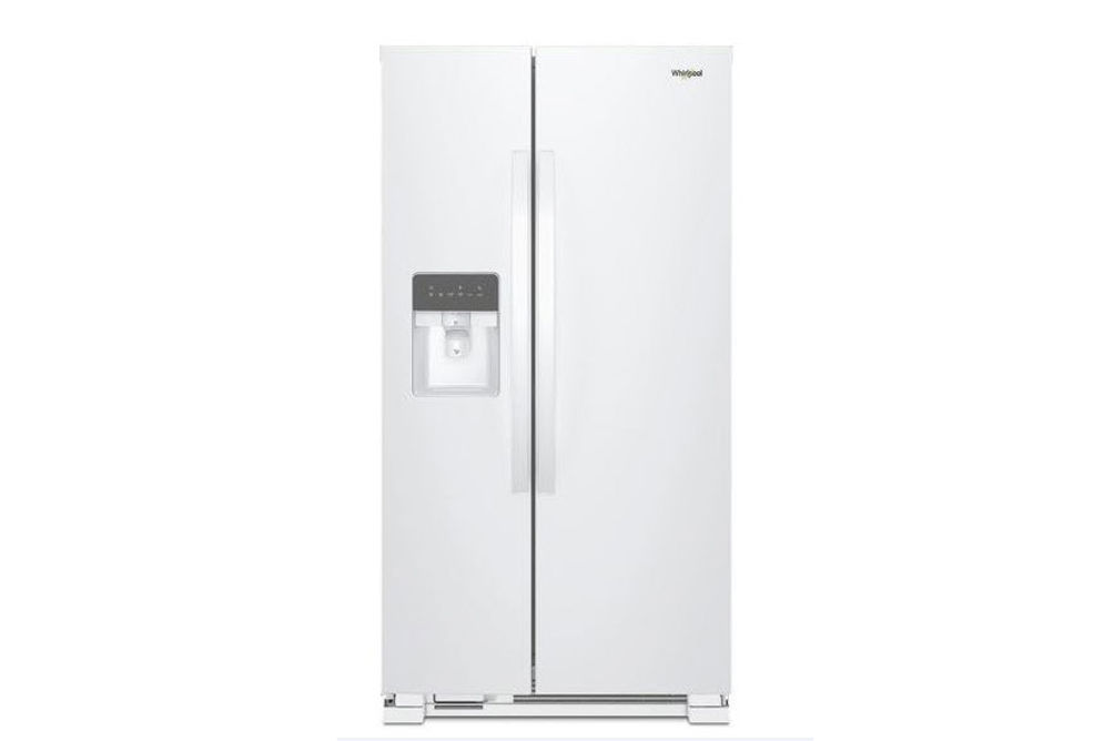 Whirlpool White 21 Cu. Ft. Side-by-Side Refrigerator