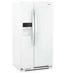 Whirlpool White 21 Cu. Ft. Side-by-Side Refrigerator- Alternate View