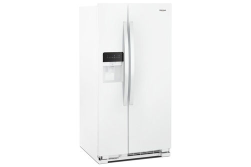 Whirlpool White 21 Cu. Ft. Side-by-Side Refrigerator- Alternate View