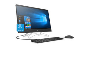 HP 24 inch Intel Core Touchscreen All-in-One Desktop Computer- Angle View