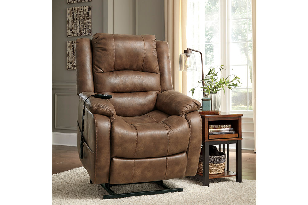 Signature Design by Ashley Yandel Power Recliner- Power Lift