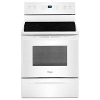 Whirlpool White 5.3 Cu. Ft. Smooth-Top Electric Range
