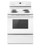 Amana White 4.8 Cu. Ft. Coil Top Electric Range