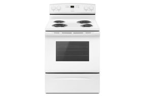 Amana White 4.8 Cu. Ft. Coil Top Electric Range