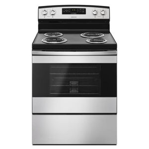 Amana Stainless 4.8 Cu. Ft. Coil Top Electric Range