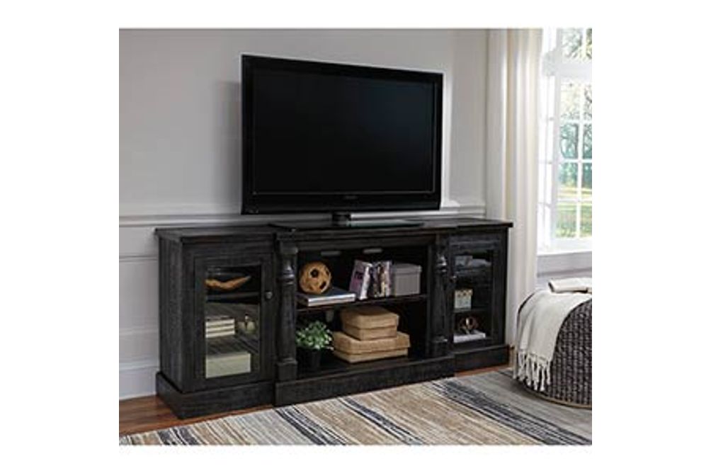 Signature Design by Ashley Mallacar 74 Inch TV Stand- Room View