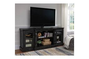 Signature Design by Ashley Mallacar 74 Inch TV Stand- Room View