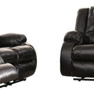 Signature Design by Ashley Vacherie-Black Reclining Sofa and Loveseat