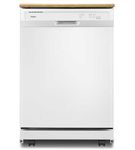 Whirlpool 24 inch White Portable Dishwasher