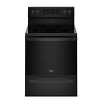 Whirlpool Black 5.3 Cu. Ft. Smooth-Top Electric Range