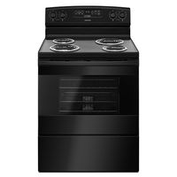 Amana Black 4.8 Cubic Feet Coil-Top Electric Range