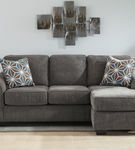 Benchcraft Brise-Slate Sofa Chaise- Room View