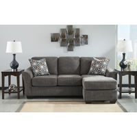 Benchcraft Brise-Slate Sofa Chaise- Room View