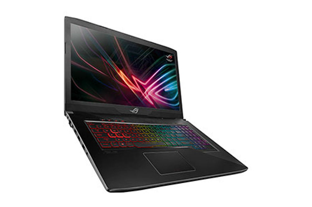 ASUS 17.3 inch ROG STRIX GeForce GTX 1050 Gaming Laptop- Side Angle View