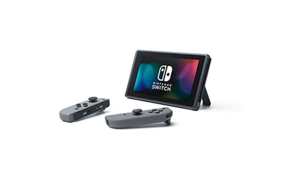 Nintendo Switch Bundle with Gray Joy-Con Controllers