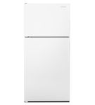 Amana White 18 Cu. Ft. Top-Freezer Refrigerator 