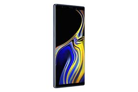 Samsung Galaxy Blue Note9- Angle View