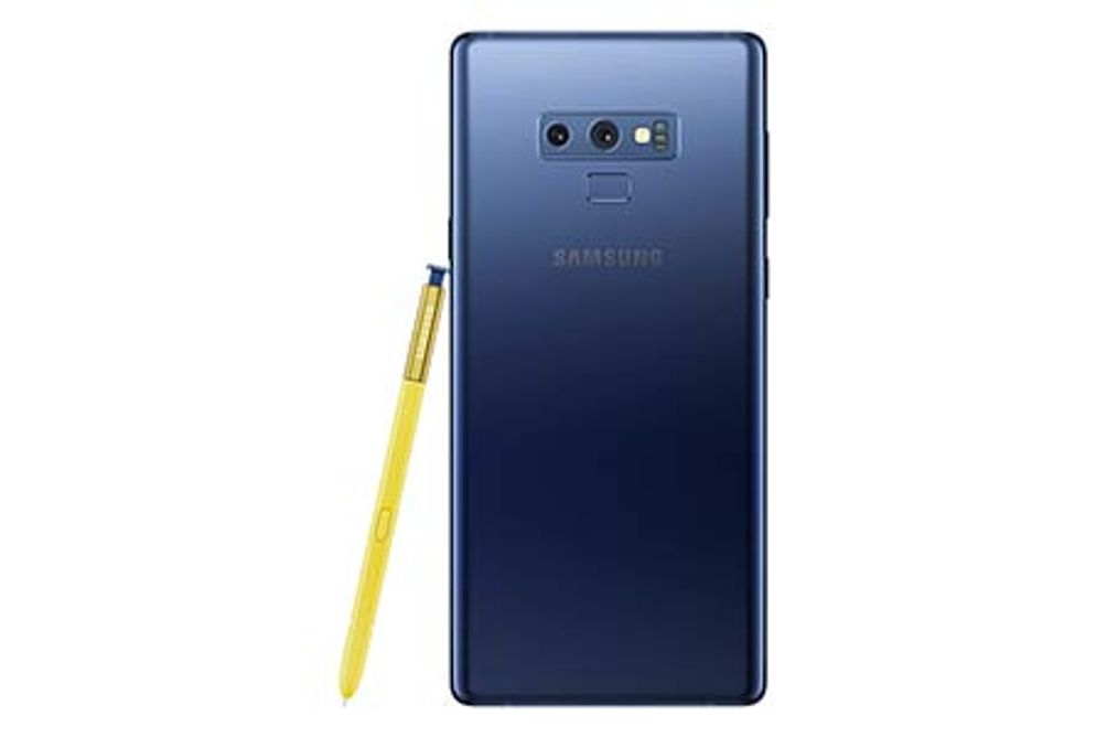 Samsung Galaxy Blue Note9 With S Pen- Back View