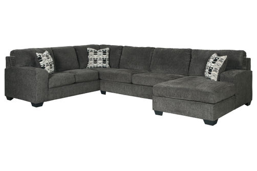 Signature Design by Ashley Ballinasloe-Smoke 3-Piece Sectional