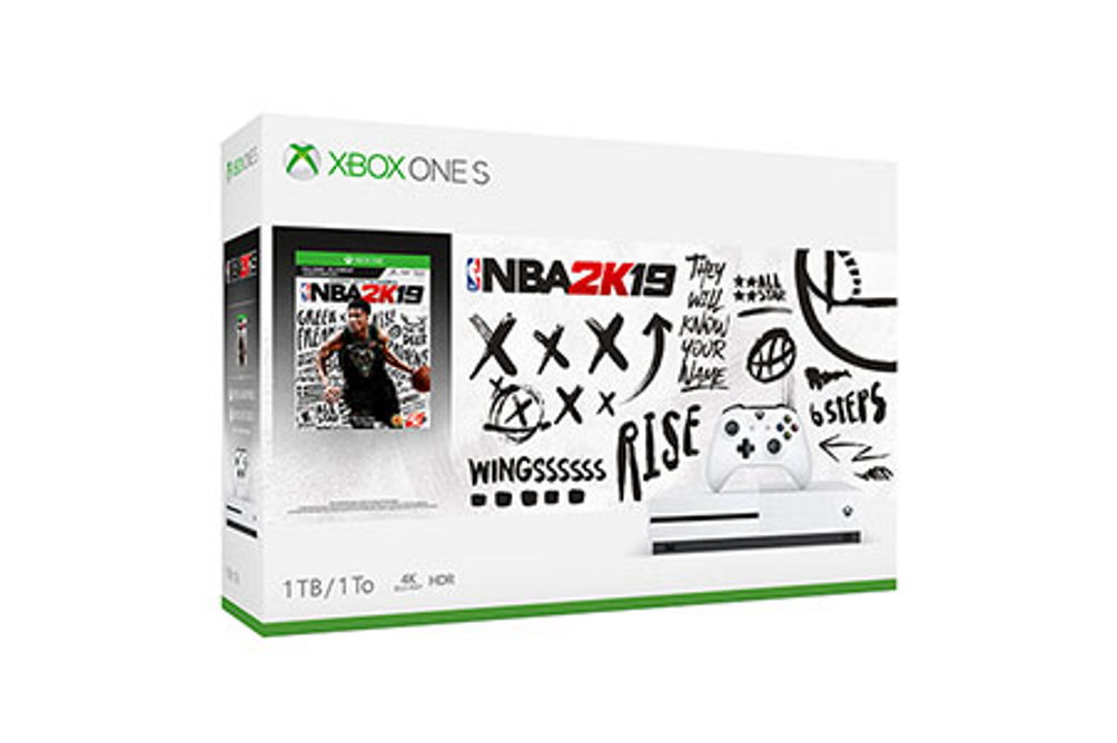 Microsoft Xbox One X 1TB NBA 2K19 Game Bundle