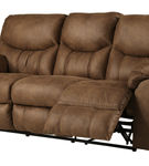 Signature Design by Ashley Boxberg-Bark Power Reclining Sofa- Reclining View