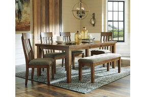 Benchcraft Flaybern 6-Piece Dining Set- Room View