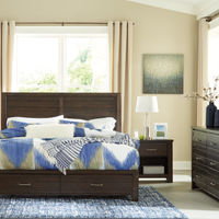 Signature Design by Ashley Darbry 6-Piece Queen Bedroom Set- Room View 