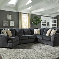 Signature Design by Ashley Eltmann-Slate 3-Piece Sectional- Room View