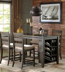 Signature Design by Ashley Rokane 5-Piece Counter-Height Dining Set- Room View