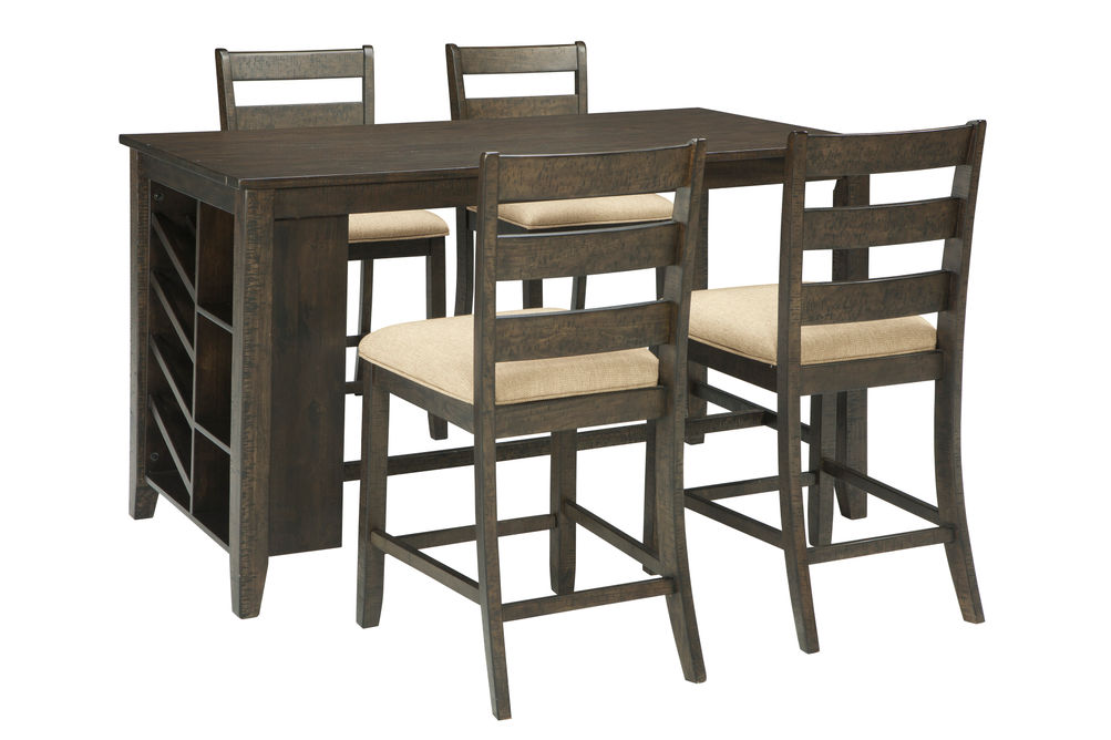 Signature Design by Ashley Rokane 5-Piece Counter-Height Dining Set