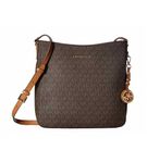 Michael Kors Jet Set Large Signature Messenger Bag - Brown