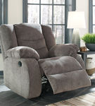 Signature Design by Ashley Tulen-Gray Rocker Recliner- Alternate Room View