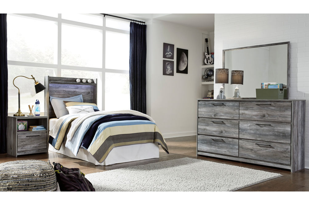 Signature Design by Ashley Baystorm 4-Piece Twin Bedroom Set- Room View