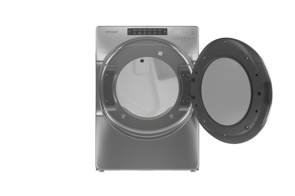 Whirlpool Chrome 7.4 Cu. Ft. Electric Dryer  - Open View