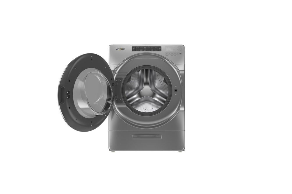 Whirlpool Chrome 4.5 Cu. Ft. Front Load Washer - Open View