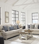 Benchcraft Traemore-Linen Sofa and Loveseat - Room View