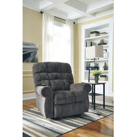 Signature Design by Ashley Ernestine-Slate Power Lift Recliner -  Sample Room View
