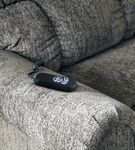 Signature Design by Ashley Ernestine-Slate Power Lift Recliner - Hand Remote