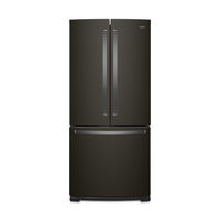 Refrigerador/Nevera con Puertas Estilo Frances de 20 Pies Cúbicos Acero Inoxidable Negro de Whirlpool