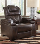 Signature Design by Ashley Warnerton-Chocolate Power Reclining Recliner Room View